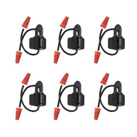 Low Voltage Cable Connector Fast Lock Twist with Electrical Wire connectors Screw terminals Cap for Outdoor Landscape Lighting Floodlight Pathway Lights (6 PCS)