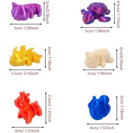 24PCS Easter Eggs with 3D printed animal prefilled Easter Eggs, Children Boy Girl Easter Basket Stop Party Party Easter Egg Gift with Toys in Easter Egg Filler