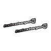 ERPART 2 x (Pair/Set) Turbo TURBOCHARGED Aluminum Emblems Badges for