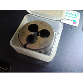 10-32 HS LH RD ADJ SPLIT DIES (1" DIAMETER)