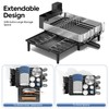 Urackify Dish Drying Rack for Kitchen Counter - Stainless Steel