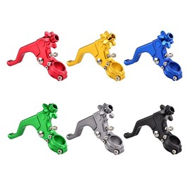 Universal Short Stunt Clutch Lever CNC 22mm 7/8" Handlebar Motorcycle Dirt Bike Fits for CBR 600 F2 F3 F4 F4i CRF250R CBR300R CRF450R CRF250L CRF250M CRF 250X 450X GROM(Titanium)