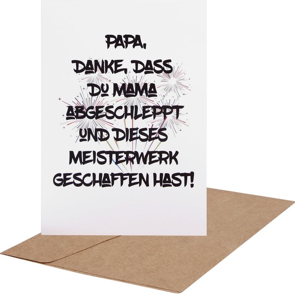 CL&MH Funny Card for Dad - Humorous Father's Day Card