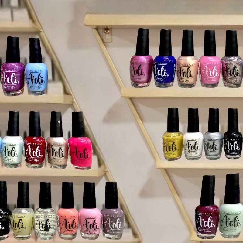 AOLI Esmaltes Kits Para Uñas 6 Colores Larga Duración Para