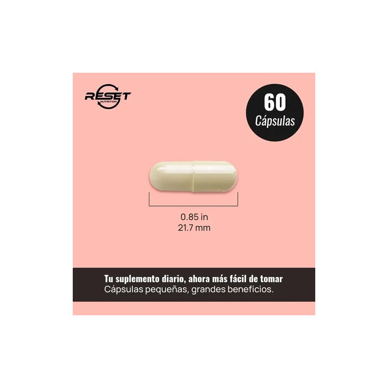 Reset Nutrition D-mannose Salud Urinaria Infecciones 90 Cáps Sabor Sin