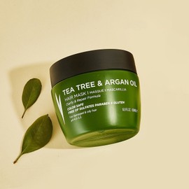 Luseta Tea Tree Hair Mask Clarify and Repair Hair Treatment for Oily Hair 16.9oz