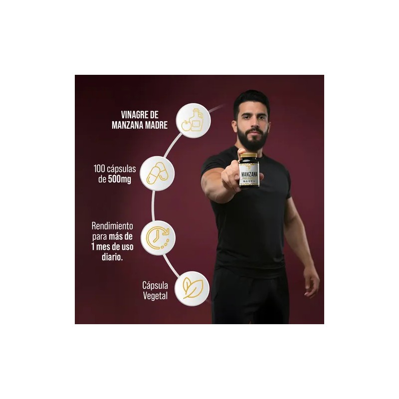 Vinagre de Manzana Tawr Elements en Cápsulas para Digestión y