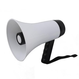 Portable Megaphone Bullhorn, 30W Handheld Portable Megaphone Speaker with Recording Function, Long Transmission Range, for Street Vendors, Guides, Game Organizers