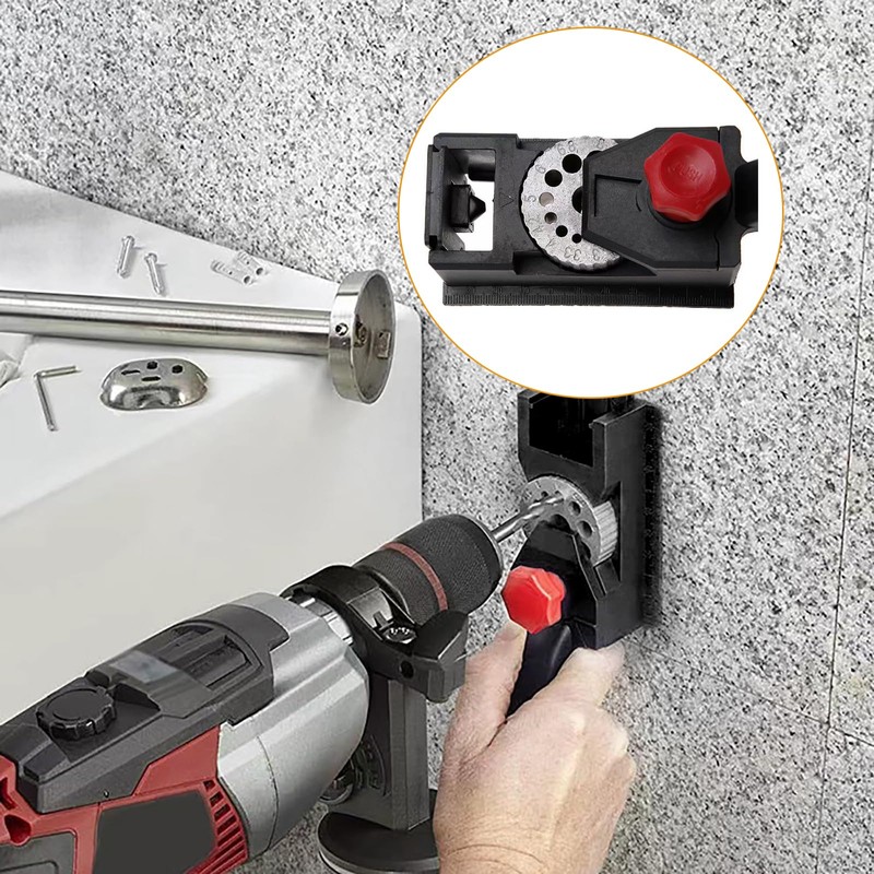 ERNITES Traight Hole Drill Guide, 3-12mm Wood Dowel Straight Hole