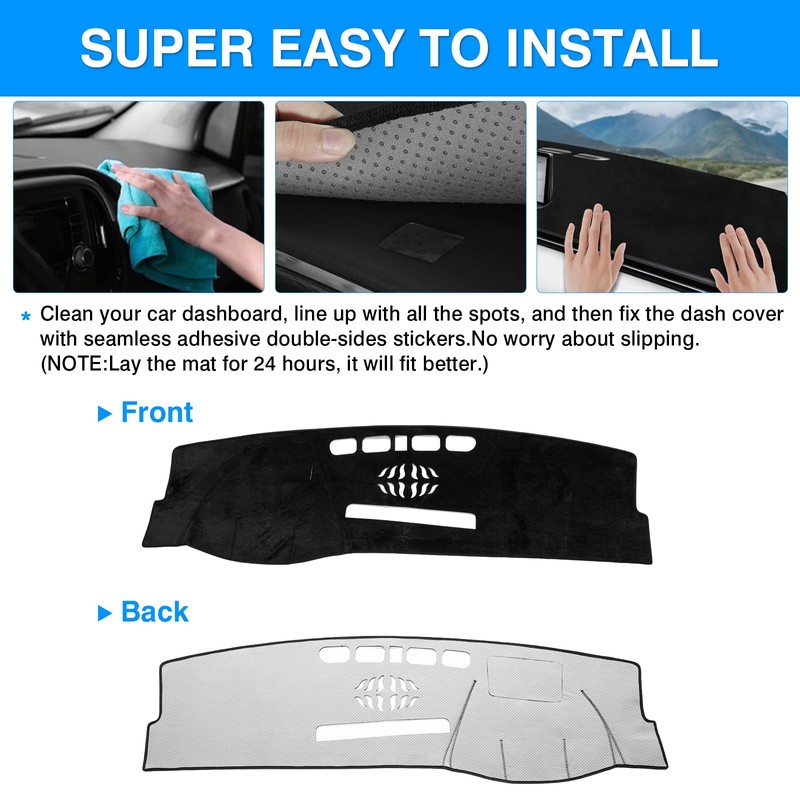 Autorder Dashboard Cover Mat for 2022 2023 2024 2025 Genesis
