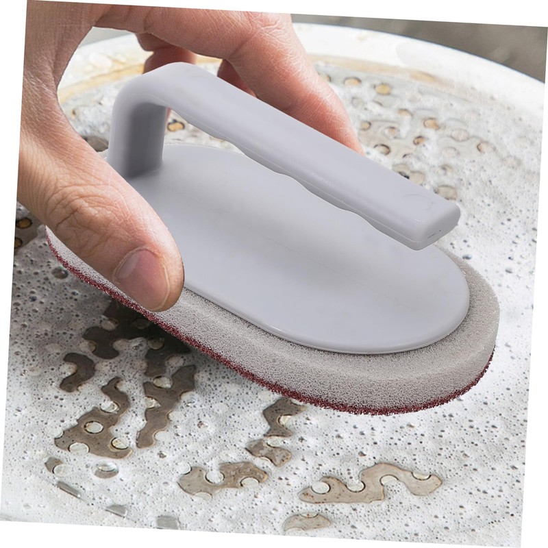 FOMIYES 2-Pack Kitchen Cleaning Brush Dish Scrubber Sponge Multi-use Reusable