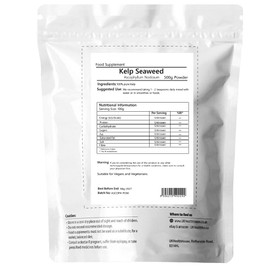 UKHealthHouse Sea Kelp Vegan Powder | Natural Source of Iodine | Premium Ingredients | Iodine Supplement from Wild Grown Sea Kelp Pure Iodine Sea Kelp (500g)