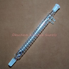 Deschem 300mm,24/40,Glass Spiral Reflux Condenser,New Advance Lab Glassware