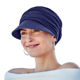 Christine Headwear Unisex Sun Cap Bandana Women's Cap with Peak, darkblue, Unit size