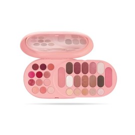 Pupa Palette Make My Day Plus Blush, Rossetti, Gloss, Ombretti, Correttori e Illuminanti - 29 Pezzi per Trucco Viso, Occhi e Labbra, Perfetta in Casa o in Viaggio - 3 Varianti Colore (003 Bright Rose)