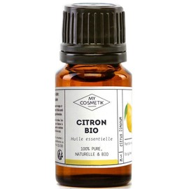 Organic Lemon Essential Oil - MY COSMETIK - 5 ml