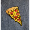 Pinsanity Pizza Lover's Slice Iron-On Embroidered Patch