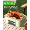 Cordless Electric Lunch Box, 6.7 Cups Smart Timer Auto Heated
