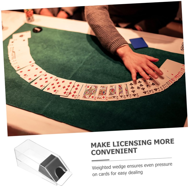 Toyvian Dispenser Di Carte Poker Acrilico Accessorio Da Gioco Da