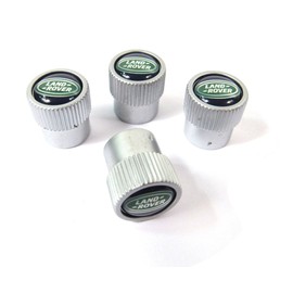 Genuine Land Rover Tire Valve Dust Cover Caps LR027560 with Land Rover Logo