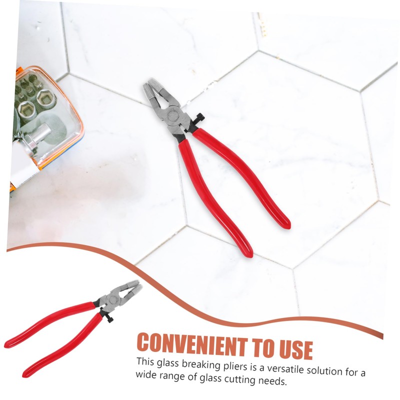 NOLITOY Heavy Duty Glass Running Pliers Precision Cutting Tool for