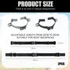 2 Pack Backpack Chest Strap, Quick Release Rucksack Straps with