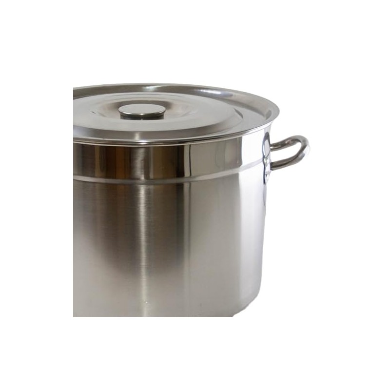 Lehman's Stainless Steel Home Canning Water Bath Canner Stockpot with