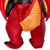 Rubies Fun Inflatable Red Dragon Kids Ride-On Costume with Battery