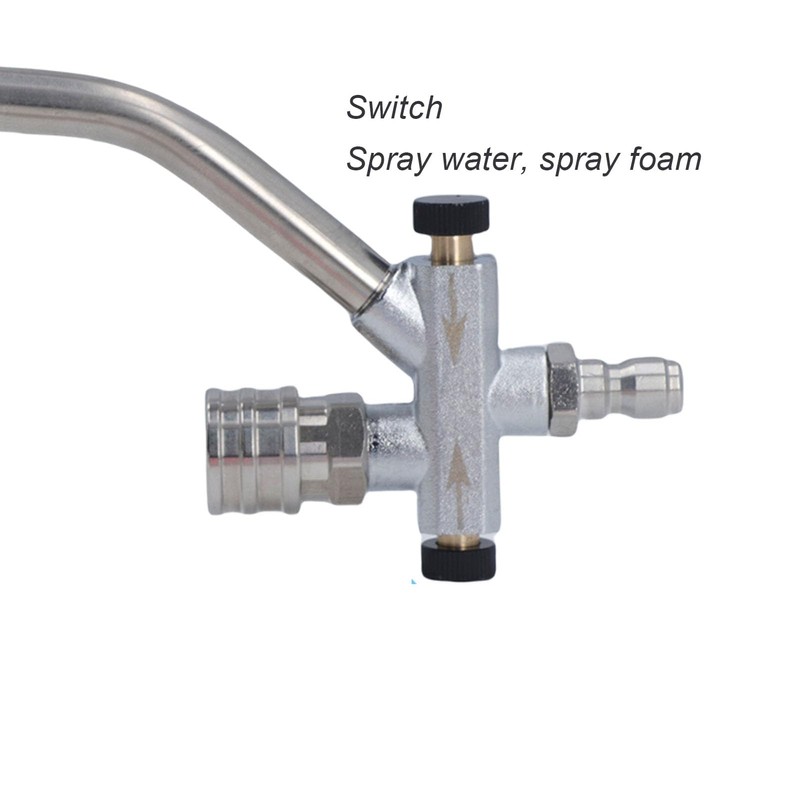 Jiawu Foam Cannon Dual Connector Accessory, Pressure Washer Double Tip