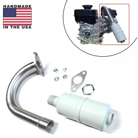 andrei-x Exhaust / Muffler for minibikes: Subaru Robin EX17, EX13, EX21,EX27 & 6 HP SP170