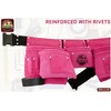 Graintex DS1118 8 Pocket Pink Tool Belt in Suede Leather