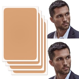 Trendy Tape Available in 3 Color Options Tattoo Cover Up, Tape, Cover Up Sticker Pads Patches Sheets, Scar Concealing Tape, Waterproof, Lasts 3-7 days, Flaw Concealing Tape For Tattoos, Vitiligo【Medium Brown 4Pcs】