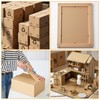 Ealyder Tape Brown Kraft Paper Packing Tape 2 Inch x