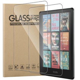 MEMELOKA Schutzfolie für Kindle Paperwhite (12. Generation, 2024) Und Kindle Colorsoft Signature Edition 7 Zoll, 2 Stück [Anti-Fingerabdruck] 9H Härte Anti-Kratzen Gehärtetes Glas Displayschutz