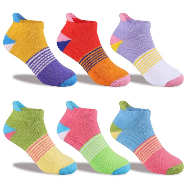 Comfoex Girls Socks For Kids 4-6 6-8 8-10 Years Old