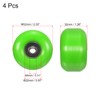 PATIKIL 52mm Skateboard Wheels with Ball Bearings, 4 Pieces Road