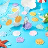 Crafans 14pcs Resin Shell Earring Pendants Glitter Shell Shape Dangle