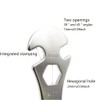 2PCS Bicycle Pedal Wrench Spanner, Long Pedal Spanner 15mm Repair