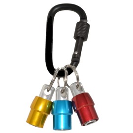 1/4 Inch Bit Holder for Impact Driver, Hex Shank Extension Bar Keychain Screw Adapter Drill Change Hand-held Screwdrivers and Drill Bits Holder Portable