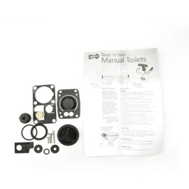 Jabsco 29045-0000 Twist N Lock Marine Kit di Servizio WC Manuale Adatto a 29090-0 & 29120-0, 1997 e precedenti