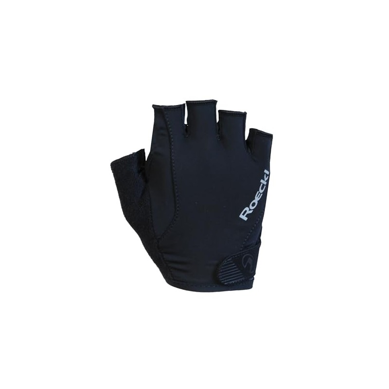 Roeckl Sports Cycling Gloves Basel, Performance Unisex Finger Gloves, Black