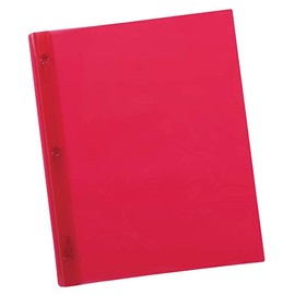 Oxford Duotang Plastic Report Cover, Letter Size, Vibrant Red, 50-Sheet Capacity