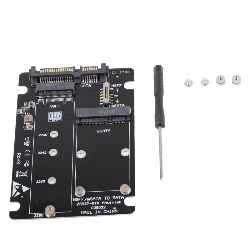 2 in 1 Mini M.2 NGFF &amp; MSATA SSD to