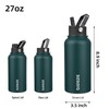 Bjpkpk - Botellas De Agua De Acero Inoxidable, Botella De