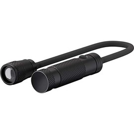 Goobay 66515 LED Torch Work Light Zoom 140 Ideal for Leisure, Sports, Camping, Fishing, Hunting and Roadside Assistance, Luminous Flux 140 Lumens, Light Range up to 70 m