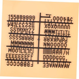 MAGICLULU 8pcs Creative Felt Letter Board Plastic Message Board for Home Decor Photo Props and Crafts Includes White Pink and Black Letters