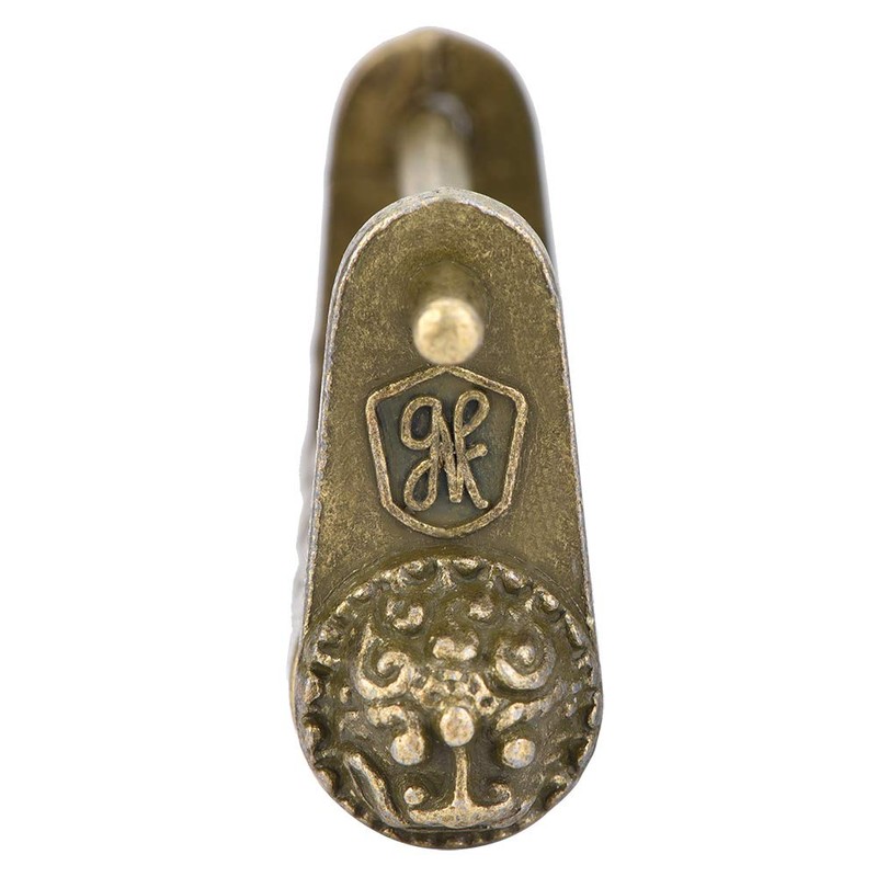 Brass Padlock, Chinese Vintage Padlock Antique Retro Style Combination Lock