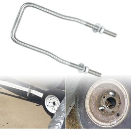 Trailer Spare Tire Mount Bracket U-bolt Tire Carrier Holder Fit for Side Mount 4 or 5 Lug