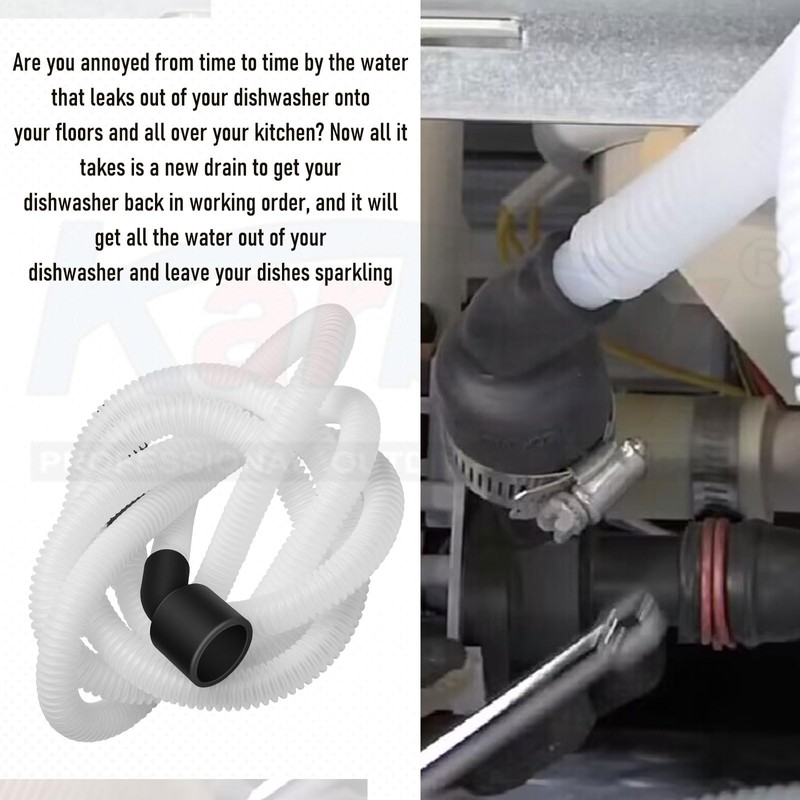 807117001 Dishwasher Drain Hose Compatible with Frigidaire & Electrolux Dishwashers,