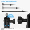 TIUIHU Spike Pole Mount Ground Stake with Protective Case for
